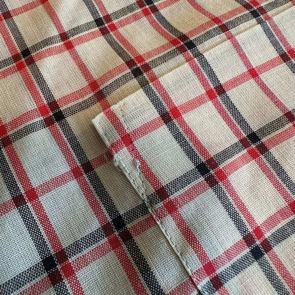 Vintage Men’s Sears Perma-Prest Long Sleeve Button Down Plaid Collar Shirt, M - Picture 8 of 8